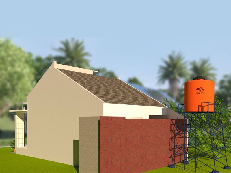 Tangki Air 5000 Liter, kapasitas besar