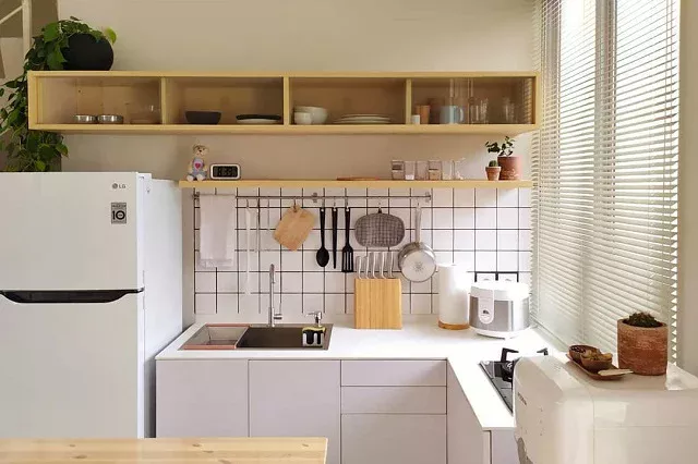 Desain dapur Japandi ala rumah minimalis