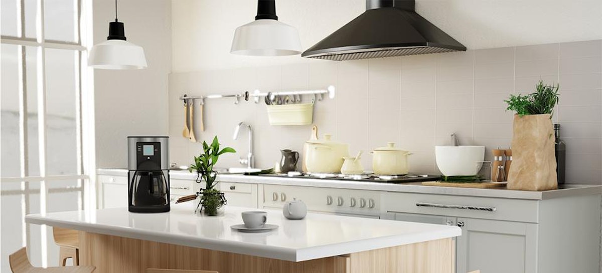 dapur minimalis modern serba putih
