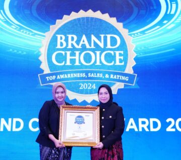 Brand choice awards, kran air pennyu, kran air berkualitas, foto penghargaan