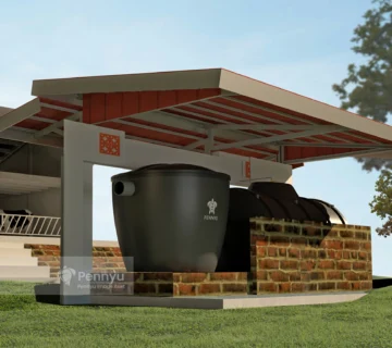 pennyu biogas digester untuk mengolah limbah ternak menjadi biogas