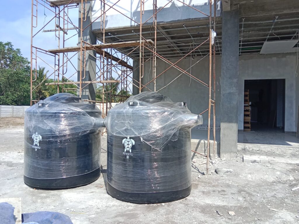 Ukuran Pennyu Bio Septic Tank Custom 50 orang di Asrama Global Islamic School Yogyakarta