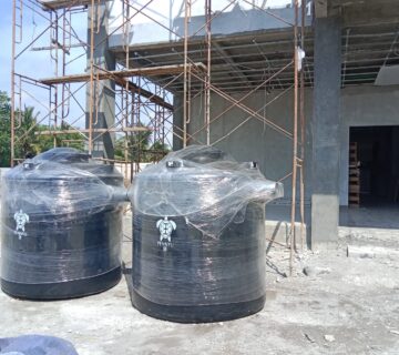 Ukuran Pennyu Bio Septic Tank Custom 50 orang di Asrama Global Islamic School Yogyakarta