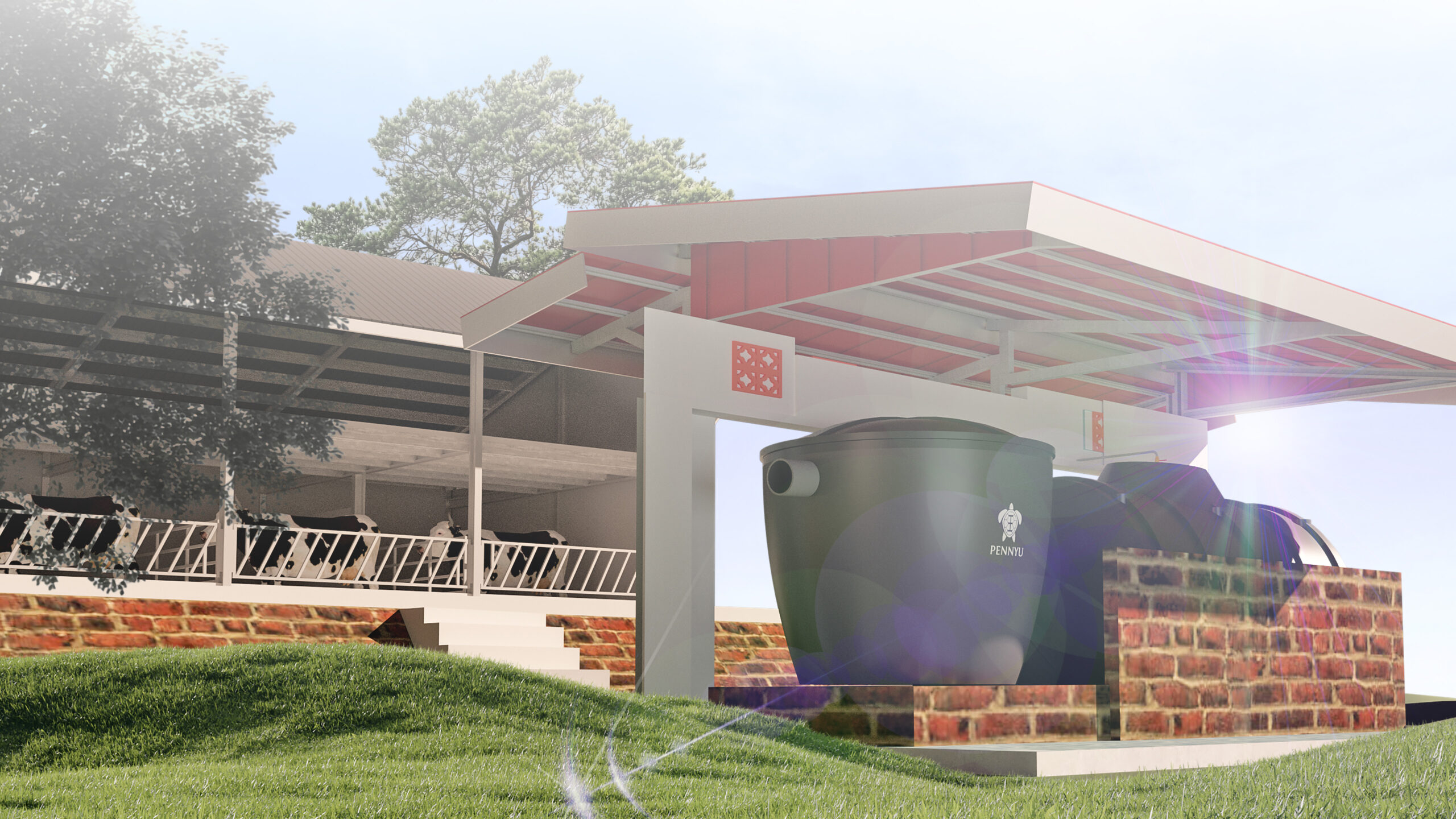 Ilustrasi Produk Pennyu Biogas Digester