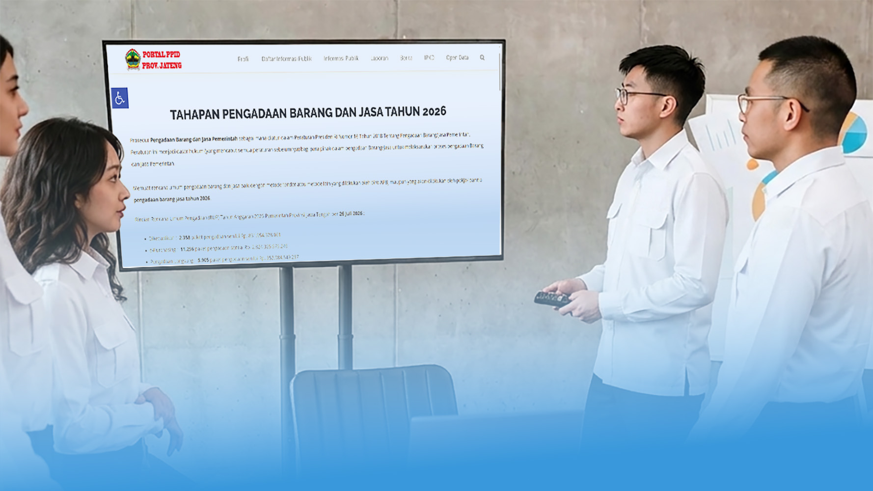 Pengadaan tandon air LPSE