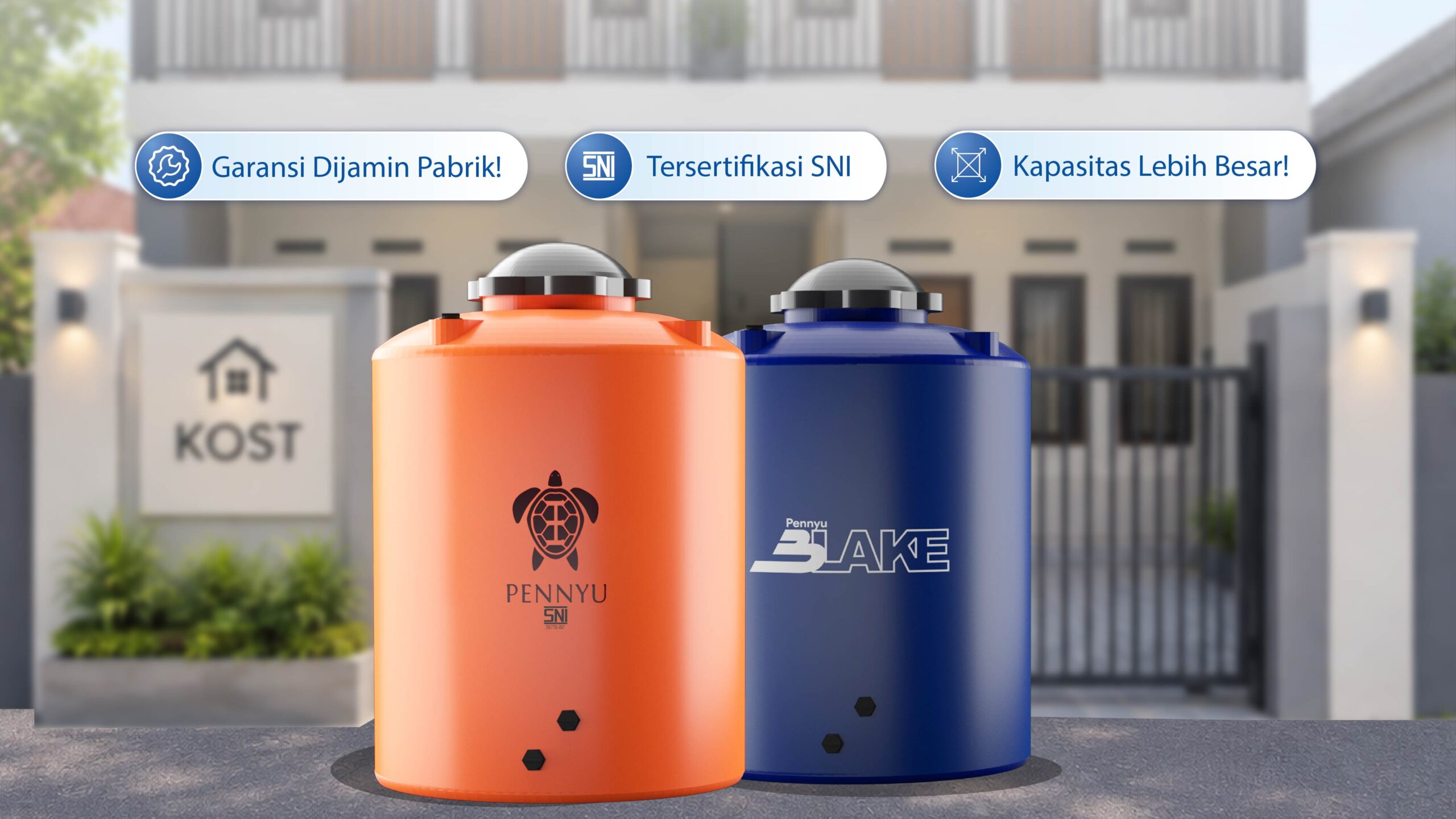 Tangki Air Pennyu SATU dan Blake Series