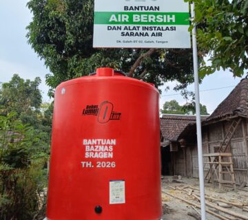 Produk Tangki Air Pennyu 5000 liter untuk Program Bantuan BAZNAS Tahun 2026