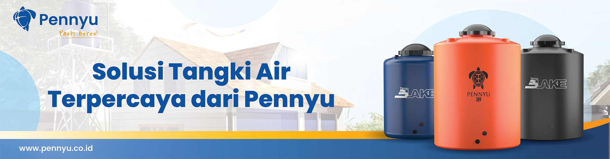 Solusi Tangki Air Terpercaya dari Pennyu