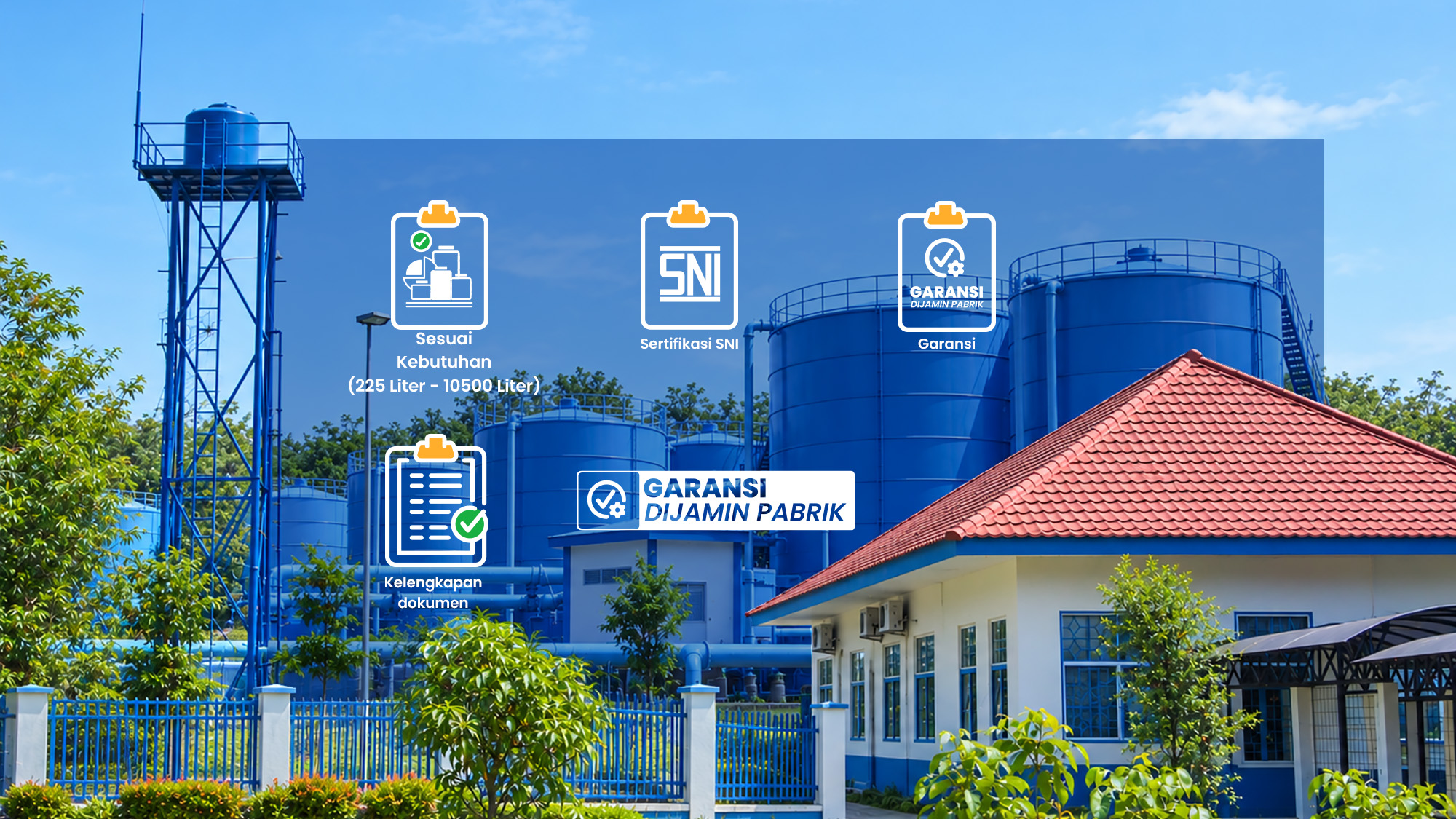 Proses pengadaan umumnya membutuhkan kelengkapan dokumen seperti sertifikasi SNI, Faktur Pajak, dan Surat Dukungan Proyek.
